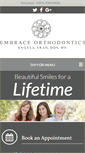 Mobile Screenshot of orthoembrace.com